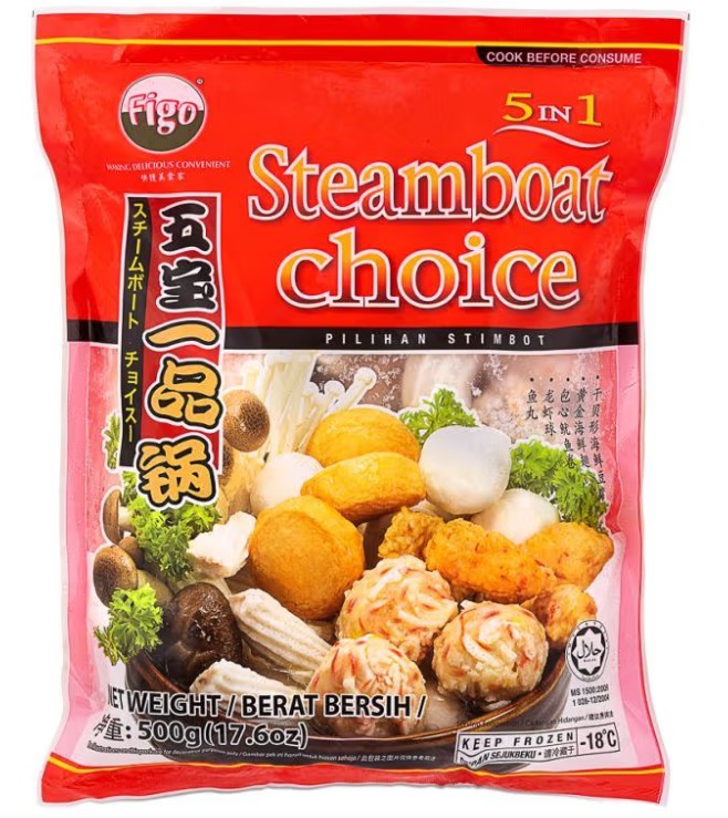 Figo Steamboat Choice 5 in 1 飛哥五寶一品鍋 Vien Thap Cam 500gx1