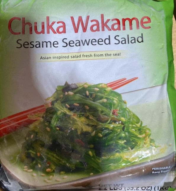 Frozen Chuka Wakame Sesame Seaweed Salad涼拌芝麻海帶絲 1kg x 1