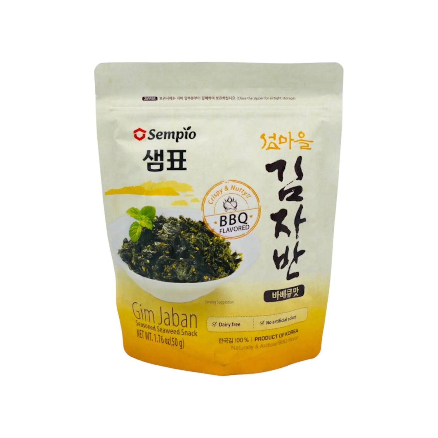 Sempio Crispy Seaweed Snack BBQ 50g x 1