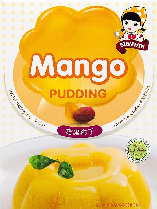 SIGNWIN Mango Pudding Powder 三得冠 芒果布丁粉100g x1