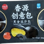 21153 Bánh Bao Trứng Muối Fresh Asia 香源黑金流沙包 Bánh Bao Trung Mười 240gr x 20