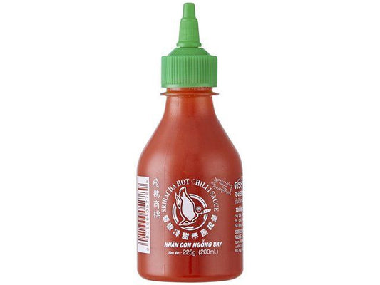 Tương ớt ngỗng bay Sriracha 飛鵝牌是拉差辣醬Tường Ốt Con Ngong Nap Xanh 200ml x 1