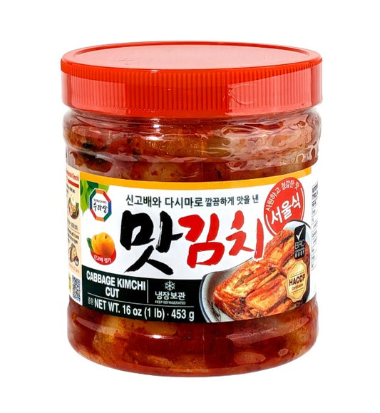 Surasang Cabbage Kimchi (Cut) 切片泡菜 (瓶裝)453g x 1
