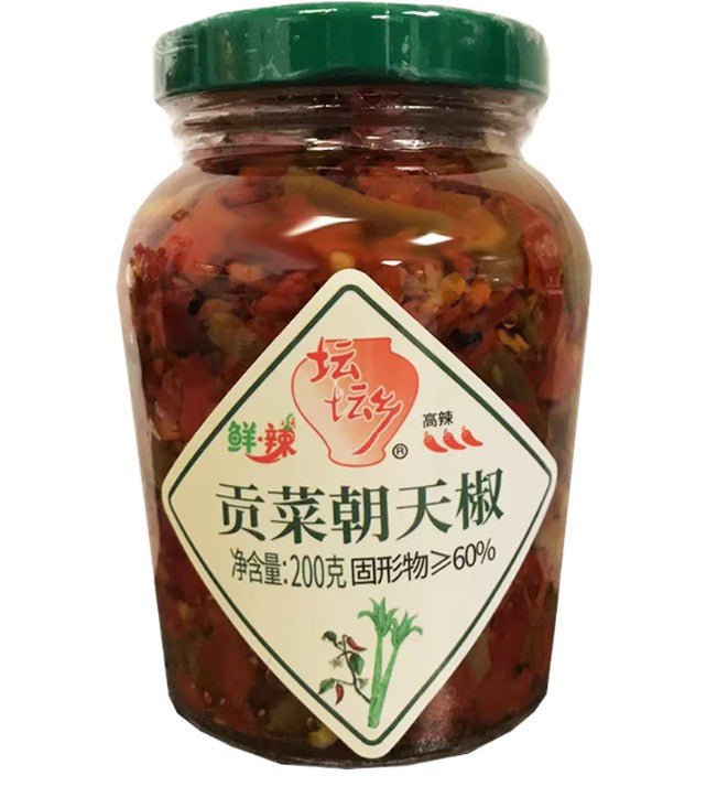 Tan Tan Xiang Red Chilli Yamakurage壇壇鄉貢菜朝天椒200g x 1