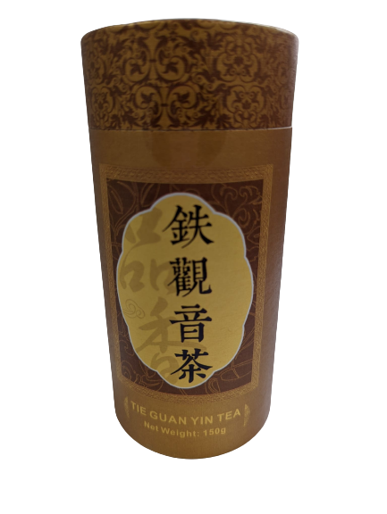 YZG TieGuanYin Tea圓紙罐-鐵觀音茶Tra TGY 150g x1