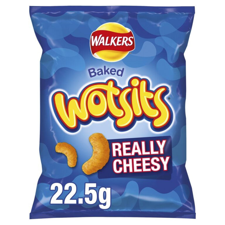 Walkers Wotsits Đồ Ăn Nhẹ Thực Sự Cheesy 真正的起司零食 22.5g x1