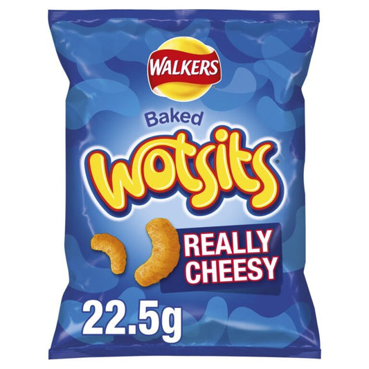 Walkers Wotsits Đồ Ăn Nhẹ Thực Sự Cheesy 真正的起司零食 22.5g x1