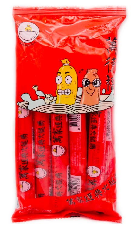 Wanderfort Ham Sausage 萬家經典火腿腸 (30g*9pcs) 270g x 1