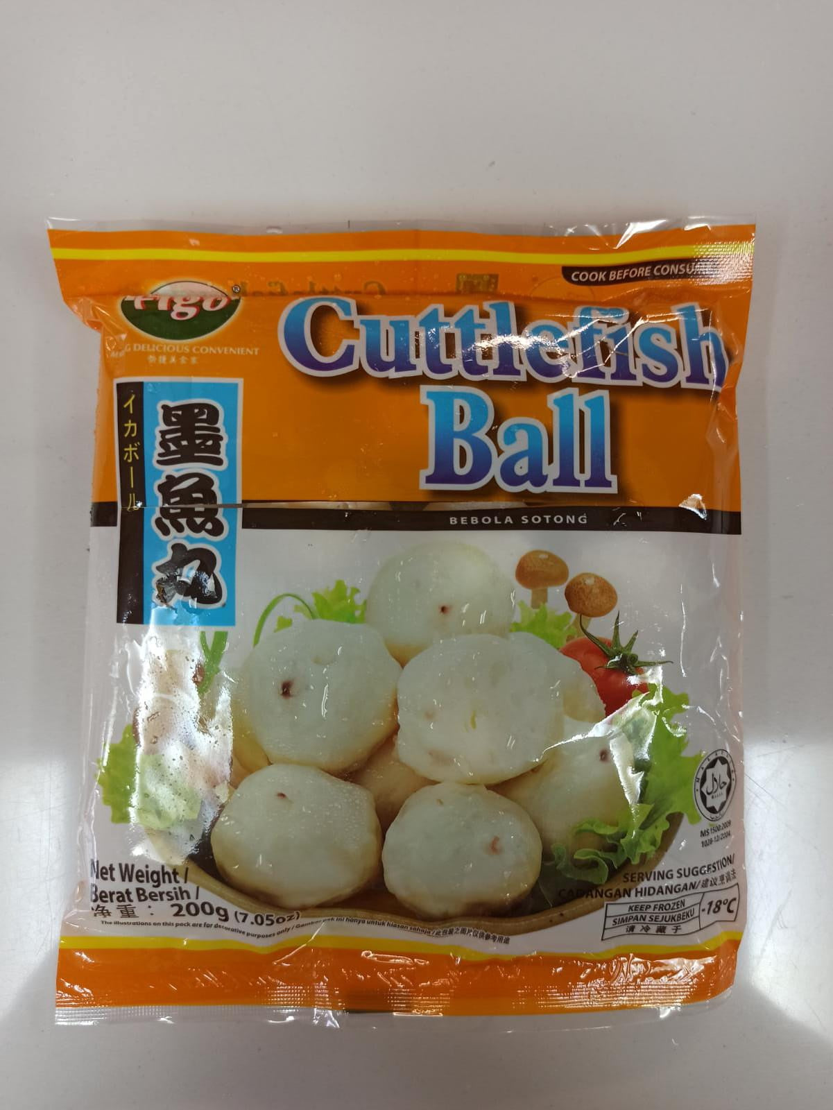 FIGO Cuttlefish Ball 飛哥墨魚丸 Muc Vien Dong Lanh 200g x 1