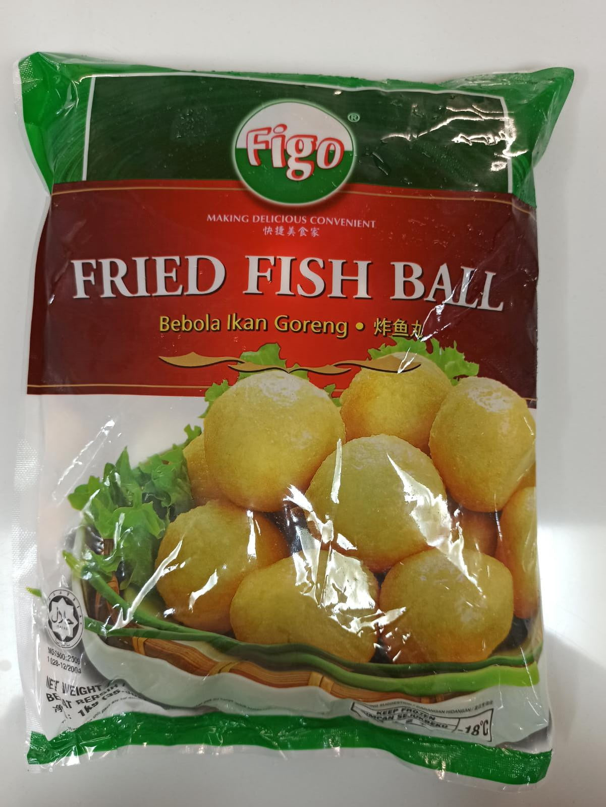 FIGO Fried Fish Ball 飛哥炸魚丸 Ca Vien Chien Dong Lanh 1kg x 1