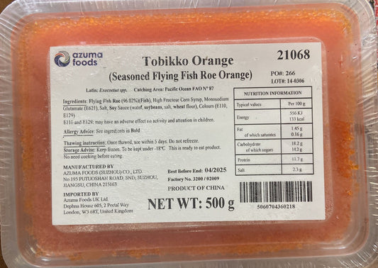 Meranus Tobiko Orange  橙色鱼籽 Trung ca 500g x1