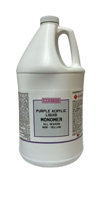 Nailpro Purple Acrylic Liquid Monomer 1 Gal x 1