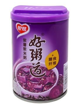 YL Congee Purple Sweet Potato And Rice 銀鷺好粥道紫薯紫米粥 Chao Khoai Tim 280gr x 1