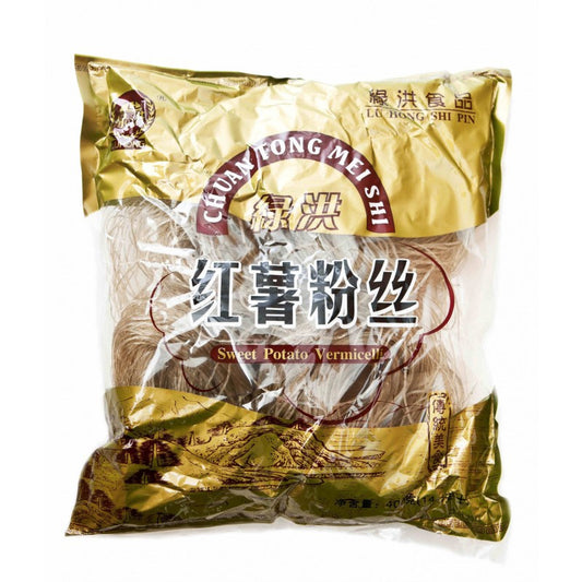 LH -Sweet Potato Vermicelli-綠洪紅薯粉絲 Bun khoai tay  400g x1  H2