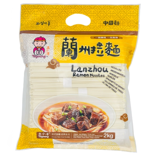 TOYOUNG Lanzhou Ramen Noodles 蘭州拉麵Mi ramen Lan Chau Toyoung 2kg x 1