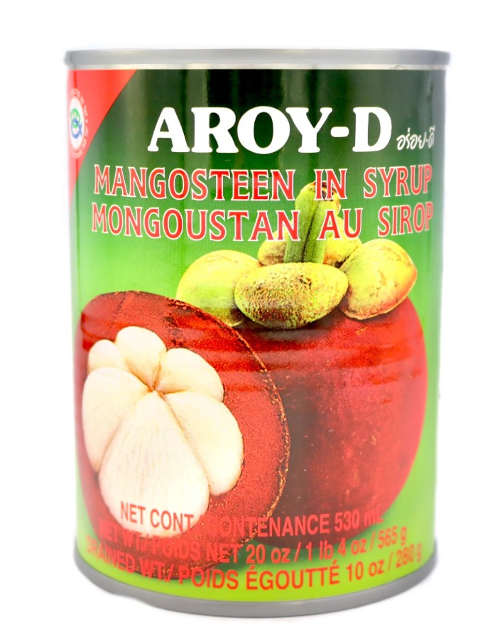 AROY-D Mangosteen in syrup sliced罐裝糖水山竹 565g x1
