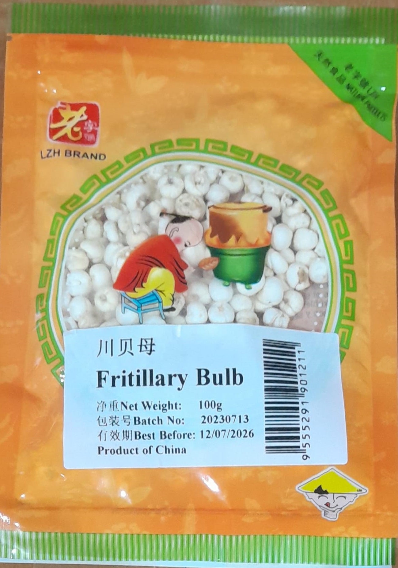 Bóng đèn LZH / Chuan Bei Mu 老字号川贝母 Hat Xuân Hat Mu 100g x 1