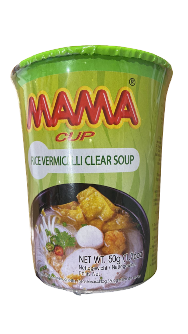 Bún gạo Mama Cup 媽媽清湯味杯米粉 Canh Bun Ly 50gr x 1