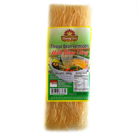 Huong Sen Mien Dong Vang Yellow Bean Thread Noodle 400g x 1