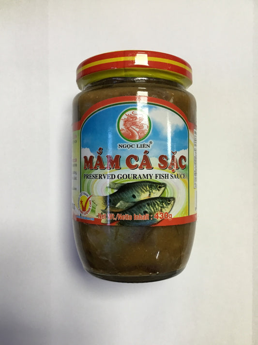 Ngoc Lien Preserved Gouramy Fish Mam Ca Sac 1x430g