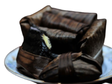 Dimsum Viet Black Sticky Rice Cake	黑糯米豆沙糕 Banh Gai Hai Duong Chinh Goc 500g x 1