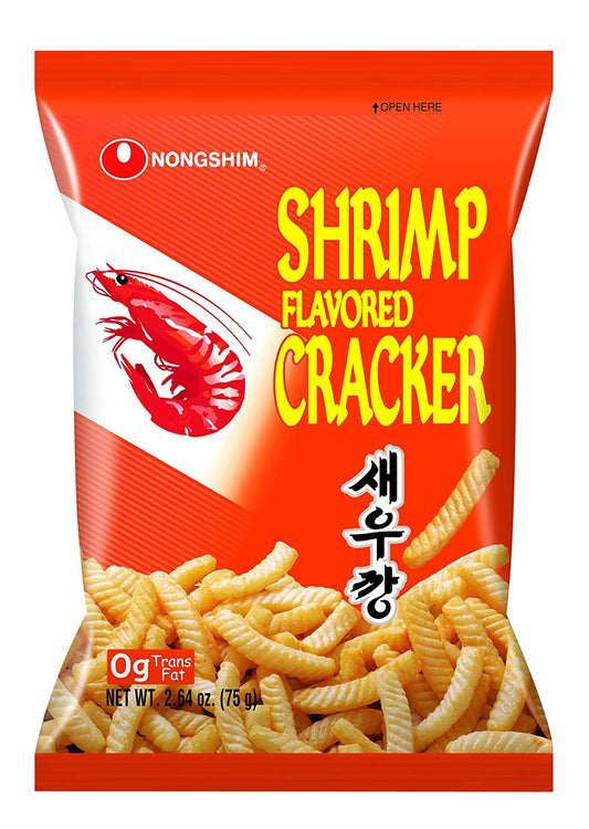 Bánh Quy Tôm Nongshim農心蝦條 Snack Phong Tom 75g x1