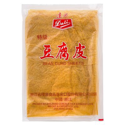 DALI Soft Bean Curd Sheet 腐皮 Tau Hu Ki Mem 250g x1