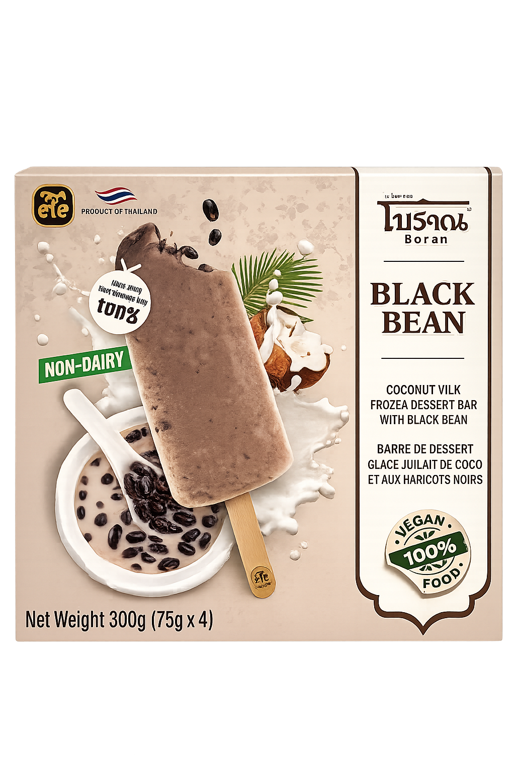 ETE Boran Coconut Ice Sticks (75g x 4) x 1