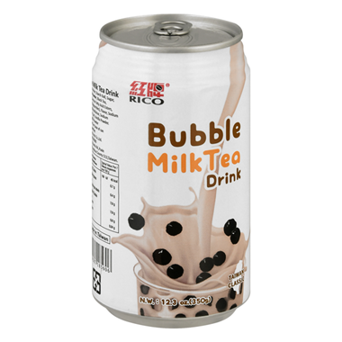 Rico Bubble Milk Tea Drink Taiwan Classic 奶茶  Tra sua Dai Loan 350g x1
