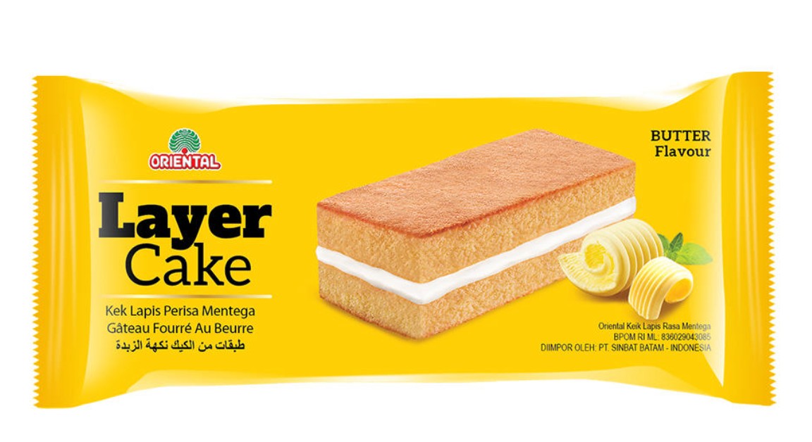 Oriental Brand Butter Layer Cake香濃奶油蛋糕16g x 1