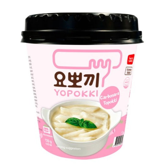 Young Poong Yopokki CARBONARA Topokki Cup 卡邦尼年糕杯 Banh gao sot 120g x 1