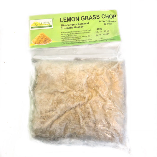 13909 Kim Son  Frozen  Lemon Grass Chop香茅碎  Sa Xay Nhuyen Dong Lanh 200gx50 ( Box)