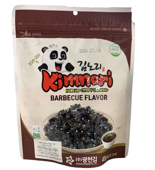 Kwangcheon Kimnori Jaban Flaked& Seasoned Seaweed - BBQ廣川 拌飯紫菜-燒烤味40g x 1