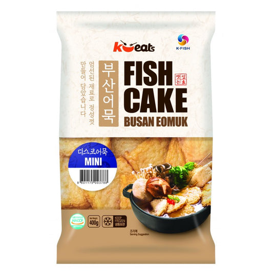 K EATS Busan Eomuk (Fish Cake-Dsco Mini) Cha ca 400g x1