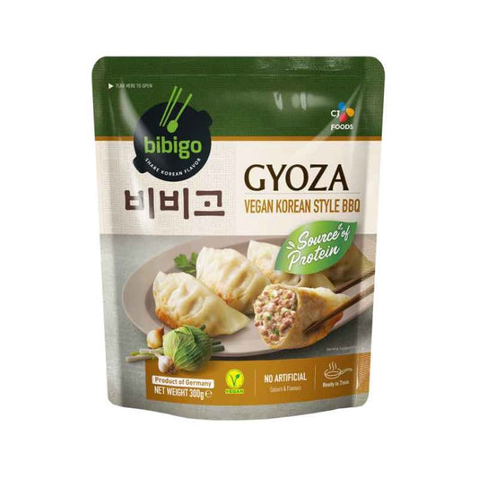 Bibigo Vegan Korean BBQ Gyoza Dumplings 必品閣韩式烤牛肉味素煎餃 300g x1