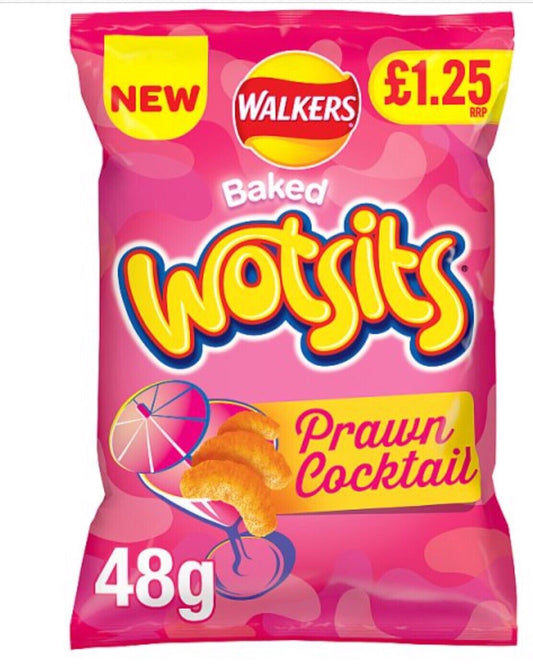 Walkers Wotsits Tôm Cocktail 沃茨蝦雞尾酒 48g x1