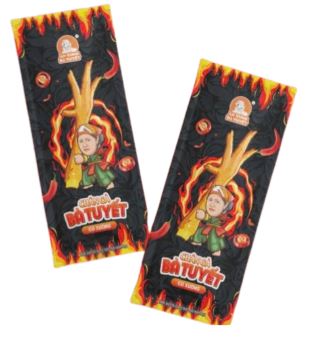 Ba Tuyet Spicy Chicken Legs With Bone Chan Ga Co Xuong Cay Te 40g x 1