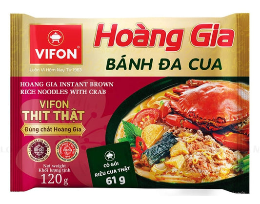 Vifon Hoang Gia 即食蟹湯粉條 Banh Da Cua Hoang Gia An Lien 120g x1