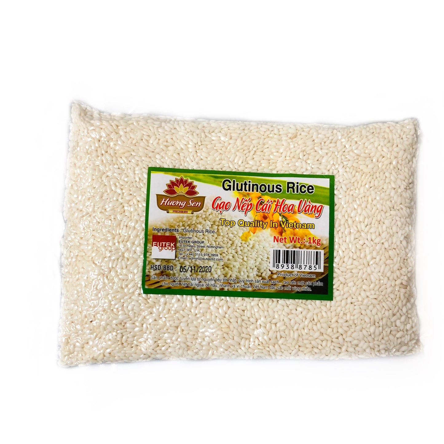 Huong Sen Nep Cai Hoa Vang Glutinous Rice 1x1kg