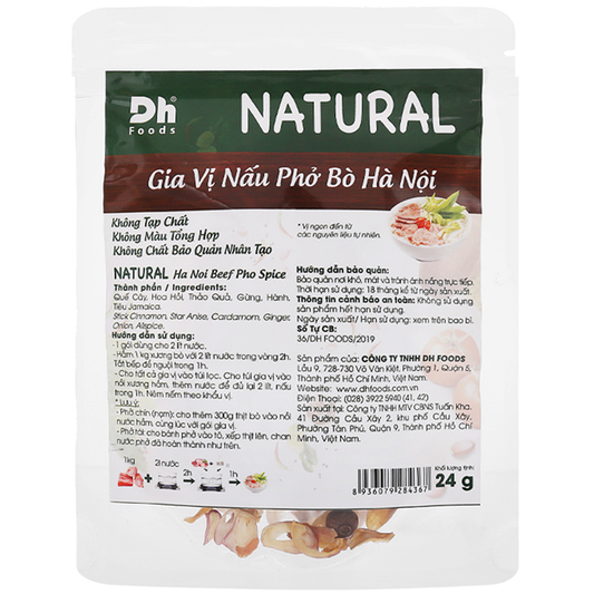 16664 DH 河內牛肉麵調味料 Gia Vi Pho Bo HaNoi 24gr x 48(盒)