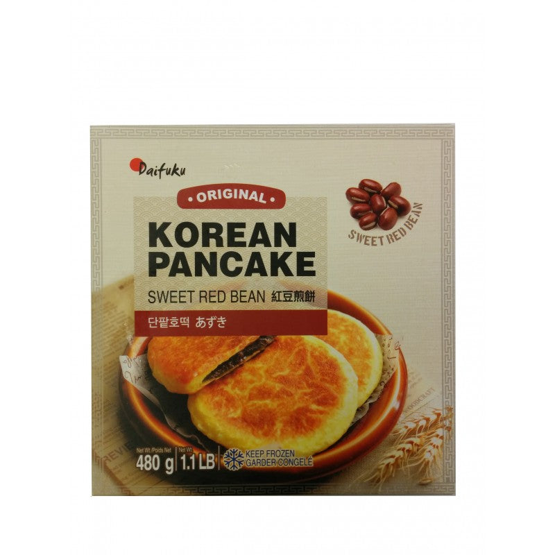 Daifuku Korean Pancake(Sweet Red Bean)  韓式紅豆煎餅 Banh nuong chao nhan dau do 480G x 1