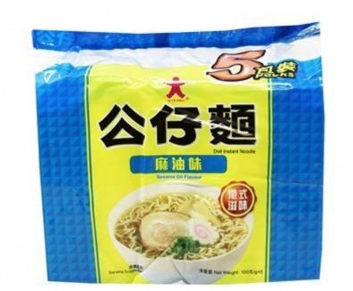 Doll Instant Noodle - Sesame Oil Flavour (Multi)公仔麻油味即食麵(100g*5) x1