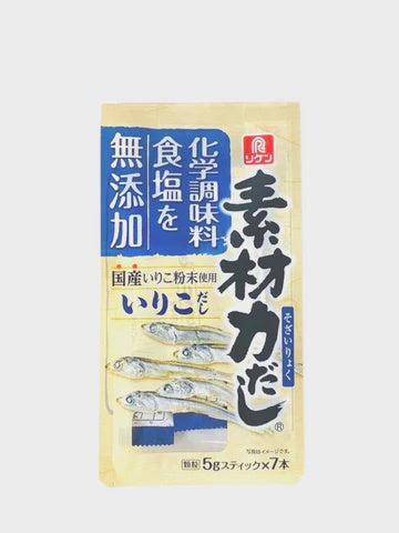 Riken Sozairyoku Mutenka Irikidashi Daishi Powder (Dried Sardine) 日本無添加鰹魚粉 Bot daishi ca kho 35g x1