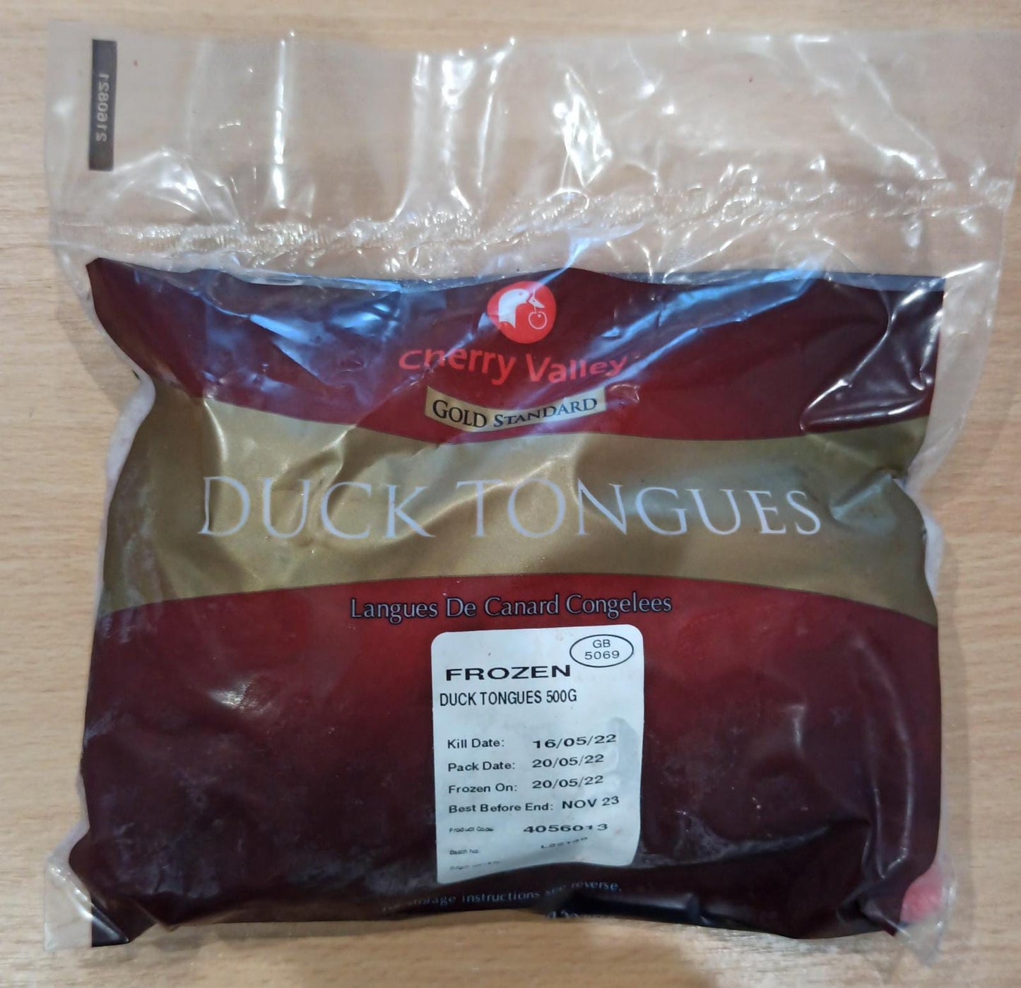 79016 Cherry Valley Frozen Duck Tongues 鴨舌 Luoi Vit 500g x 1