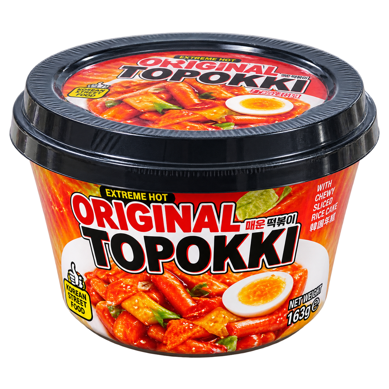 WANG Hot Chicken Topokki Rice Cake with Hot Sauce 韓國辣雞炒年糕即食碗 183g x 1