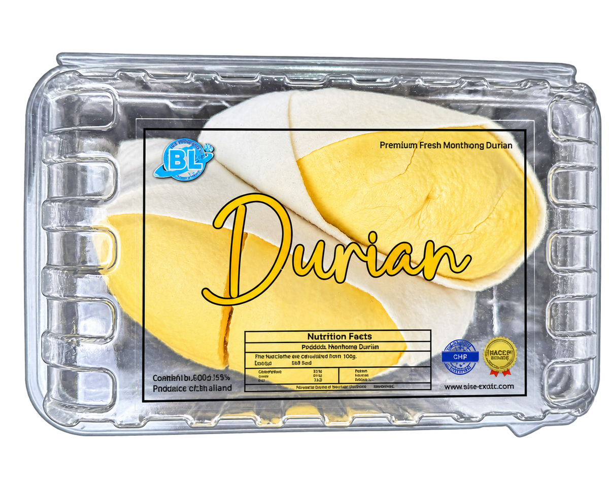 Fresh Thailand Durian Peeled Sau Rieng Tach Vo Loai I 500g x 1