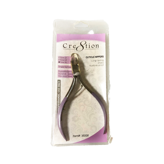 61083 Cre8tion Cuticle Nippers 16108 Size 16 1x1pc 26A