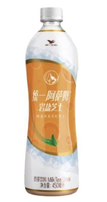 UNI Assam Milk Tea -Rock Salt Cheese 統一阿薩姆岩鹽芝士奶茶 450ml x 1