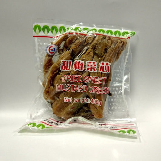 EA Dried Sweet Mustard Green甜梅菜芯 400g x1