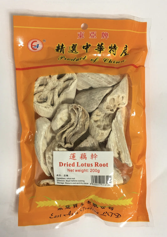 EA Dried Lotus Roots 東亞蓮藕乾 Cu Sen Kho 200g x1